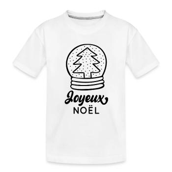Joyeux Noël - T-shirt bio Premium Enfant - blanc - Devant
