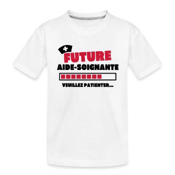 Future aide soignante - T-shirt bio Premium Enfant - blanc - Devant