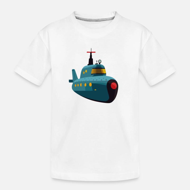 U-Boot - Kinder Premium Bio T-Shirt - Weiß