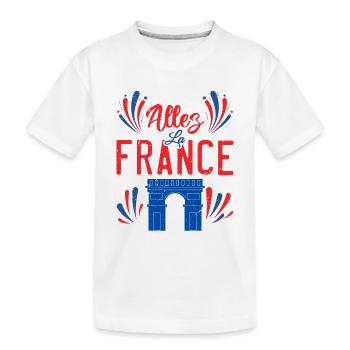Allez La France - T-shirt bio Premium Enfant - blanc - Devant