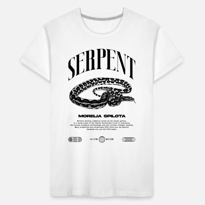 Teppich Python Moderne Reptile Keeper Streetwear Kinder Premium Bio T-Shirt