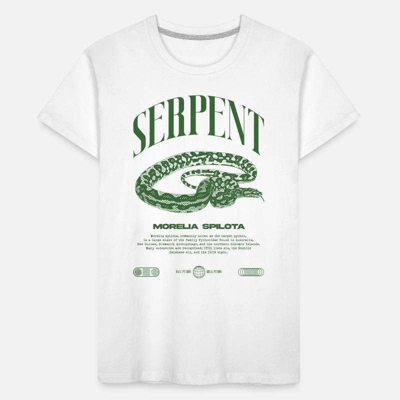 Teppich Python Moderne Reptile Keeper Streetwear Kinder Premium Bio T-Shirt