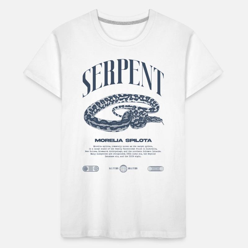 Teppich Python Moderne Reptile Keeper Streetwear Kinder Premium Bio T-Shirt