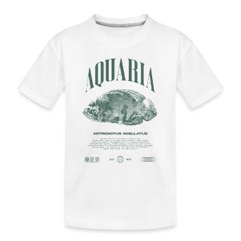 Oscar Fish Keeper Modern Streetwear - Kids' Premium Organic T-Shirt - white - Front