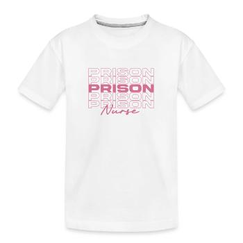 Infirmière de prison Infirmières médicales élégantes - T-shirt bio Premium Enfant - blanc - Devant