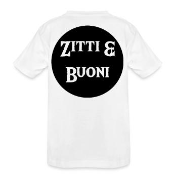 Zitti & Buoni - Kids' Premium Organic T-Shirt - white - Back