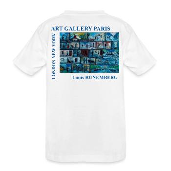 GALERIE ART PARIS LOUIS RUNEMBERG ADAGP - T-shirt bio Premium Enfant - blanc - Dos