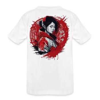 Style de rue pour filles - T-shirt bio Premium Enfant - blanc - Dos