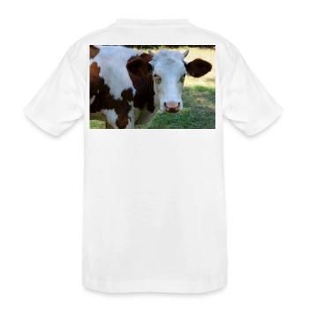 Affiche de vache - T-shirt bio Premium Enfant - blanc - Dos
