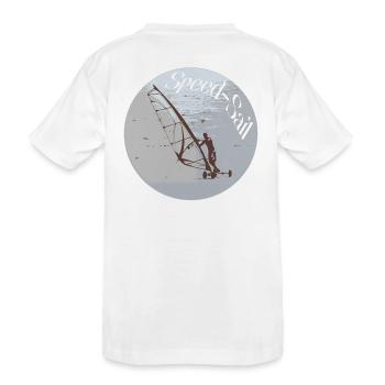 Speed-Sail - T-shirt bio Premium Enfant - blanc - Dos