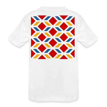 Malaga street walls 2 - Kids' Premium Organic T-Shirt - white - Back
