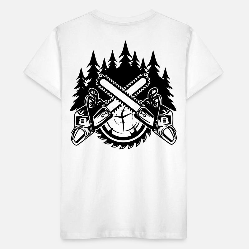 Tronçonneuses T-shirt bio Premium Enfant