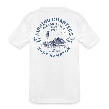 Fishing Charter East Hampton - T-shirt bio Premium Enfant - blanc - Dos