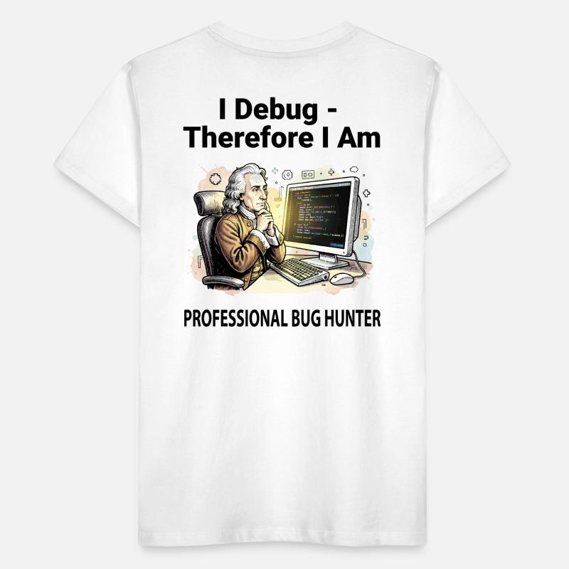 Retro Scholar at Coding Console - light background Kids' Premium Organic T-Shirt