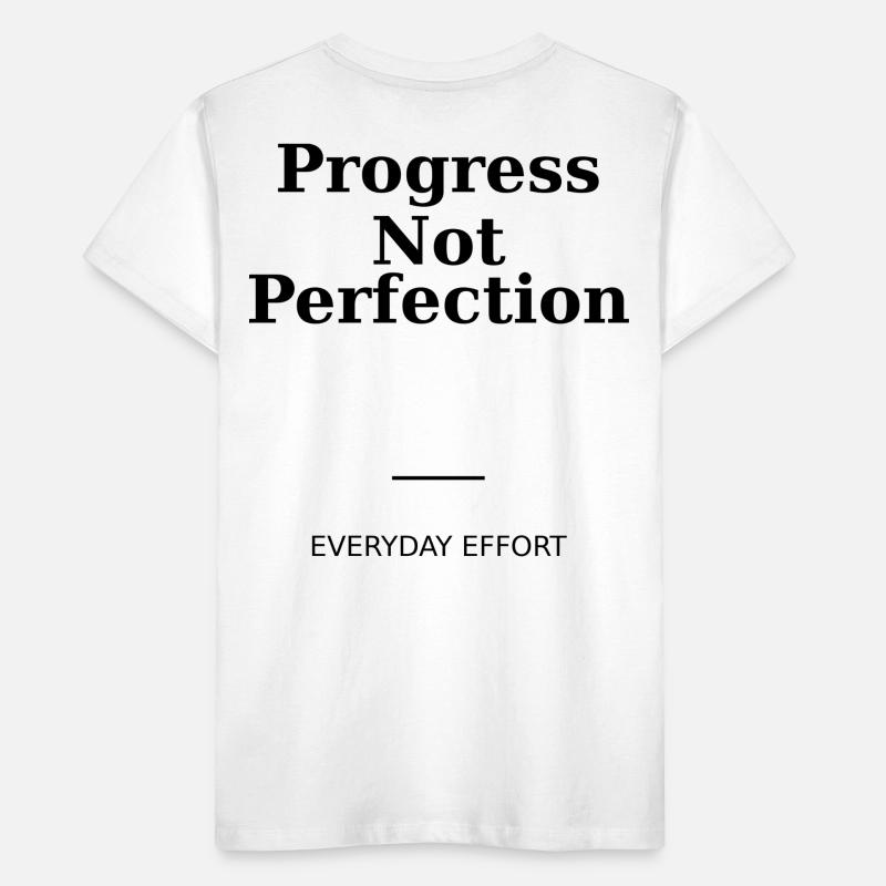 progress not perfection Kids' Premium Organic T-Shirt