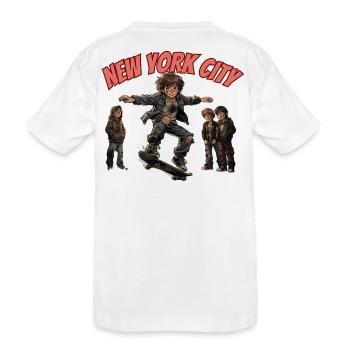 SAUT À NEW YORK - T-shirt bio Premium Enfant - blanc - Dos