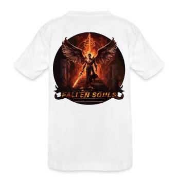 Engel - Kinder Premium Bio T-Shirt - Weiß - Hinten