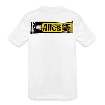 Alles wird gut Experten Kleber retro Psychologie  - Kinder Premium Bio T-Shirt - Weiß - Hinten