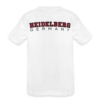 Heidelberg Germany - Kinder Premium Bio T-Shirt - Weiß - Hinten