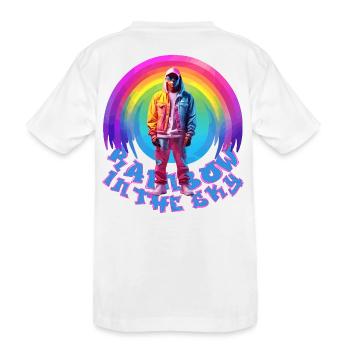 Arc-en-ciel - T-shirt bio Premium Enfant - blanc - Dos