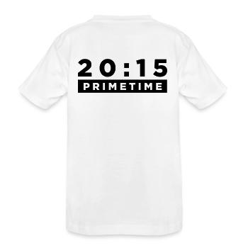 heure de grande écoute - T-shirt bio Premium Enfant - blanc - Dos