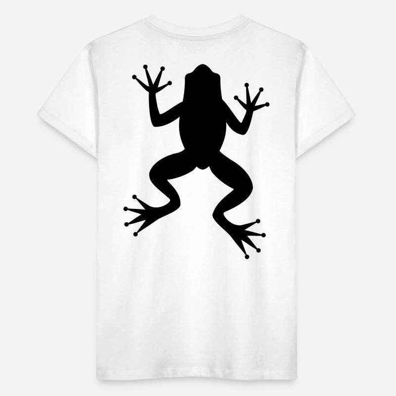 Frog toad tree frog silhouette Kids' Premium Organic T-Shirt