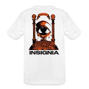 Point de repère occulte – des yeux qui voient - T-shirt bio Premium Enfant - blanc - Dos