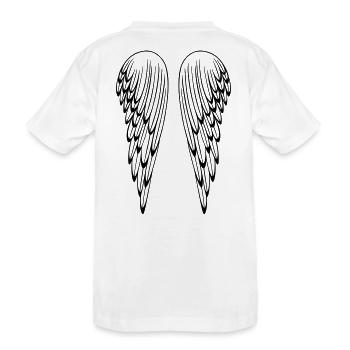Ailes d'ange, ange gardien, ailes. - T-shirt bio Premium Enfant - blanc - Dos