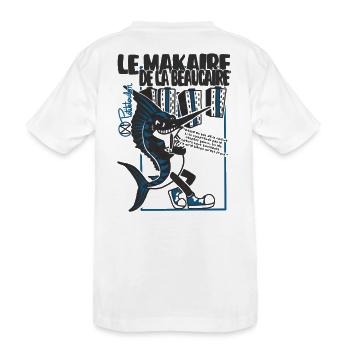 Le Makaire de la Beaucaire, Toulon - Kinder Premium Bio T-Shirt - Weiß - Hinten