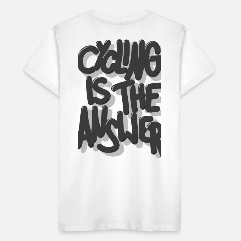 Le vélo est la solution T-shirt bio Premium Enfant