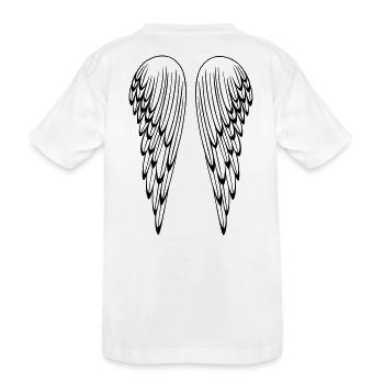 Ailes d'ange, ailes, ange - T-shirt bio Premium Enfant - blanc - Dos