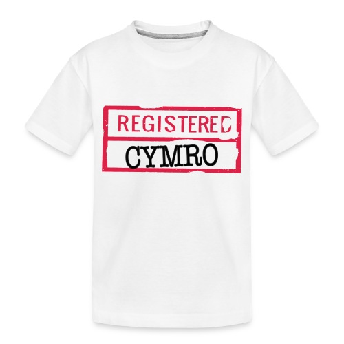 REGISTERED CYMRO - Kids' Premium Organic T-Shirt