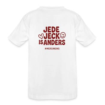 Chaque Jeck est différent - Cologne eye-catcher - T-shirt bio Premium Enfant - blanc - Dos
