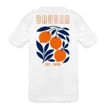 Brother 2026 - Kids' Premium Organic T-Shirt - white - Back