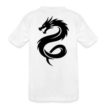 Dragon d’Asie - T-shirt bio Premium Enfant - blanc - Dos
