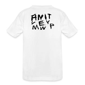 Graffiti Hand Writing Chaos Pattern - T-shirt bio Premium Enfant - blanc - Dos