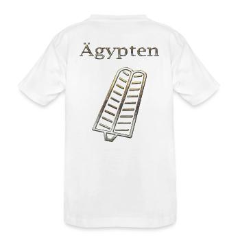 Ägypten 65 - Kinder Premium Bio T-Shirt - Weiß - Hinten