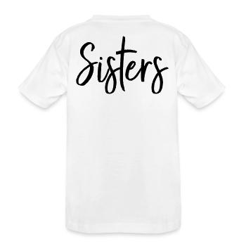 La meilleure amie de Soeur cadeau de partenaire - T-shirt bio Premium Enfant - blanc - Dos