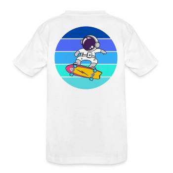 astronaute, space, cosmonaute - T-shirt bio Premium Enfant - blanc - Dos