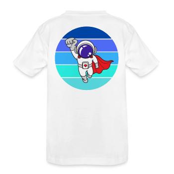 space, galaxie, astronaute - T-shirt bio Premium Enfant - blanc - Dos