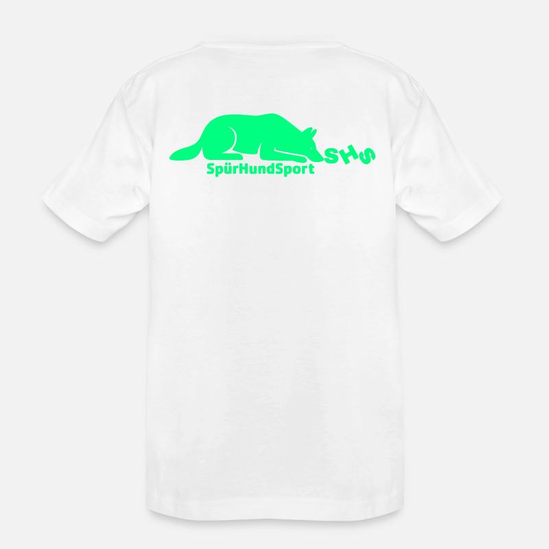 Logo SHS vert - T-shirt bio Premium Enfant - blanc