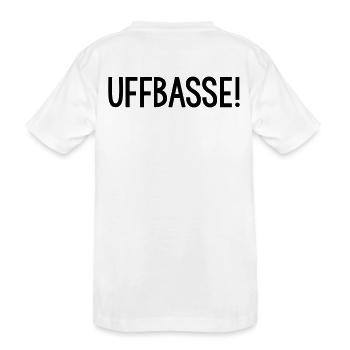 UFFBASSE Dialekt badisch - Kinder Premium Bio T-Shirt - Weiß - Hinten