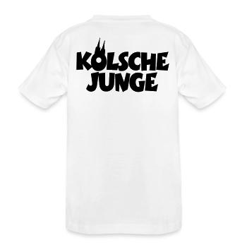 Kölsche Junge - Kölner Jungs aus Köln - Kinder Premium Bio T-Shirt - Weiß - Hinten