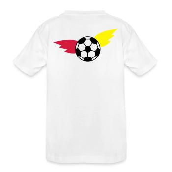 Championnat de ballon de football - T-shirt bio Premium Enfant - blanc - Dos