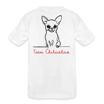 Équipe Chihuahua - T-shirt bio Premium Enfant - blanc - Dos