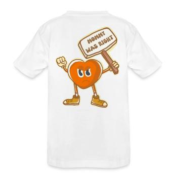 Maman avait raison rétro art. petiteToulon - T-shirt bio Premium Enfant - blanc - Dos