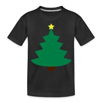 cadeau noel pour cadeaux - T-shirt bio Premium Enfant - noir - Devant