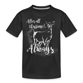 Harry Potter After All This Time Always - Kids' Premium Organic T-Shirt - black - Front