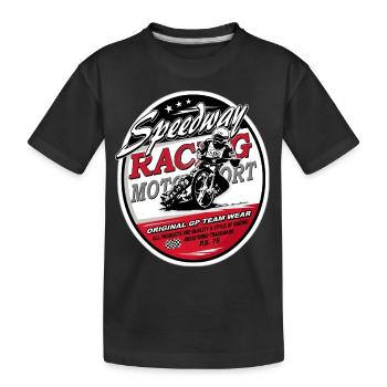 Speedway Racing_AAA - Kids' Premium Organic T-Shirt - black - Front