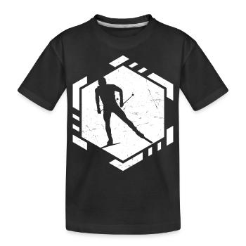 Cross-Country Classic Cross-Country Classic Hommes - T-shirt bio Premium Enfant - noir - Devant